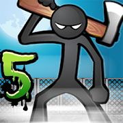 Скачать Anger of stick 5 : zombie (Взлом открыто все) версия 1.1.8 apk на Андроид