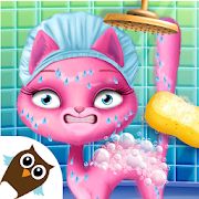 Скачать Cat Hair Salon Birthday Party - Virtual Kitty Care (Взлом на деньги) версия 6.0.13 apk на Андроид