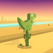 Скачать Dino T-Rex 3D runner (Взлом на монеты) версия 0.41 apk на Андроид