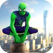 Скачать Spider Rope Hero - Gangster Crime City (Взлом открыто все) версия Зависит от устройства apk на Андроид