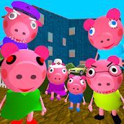Скачать Piggy Neighbor. Family Escape Obby House 3D (Взлом на деньги) версия 1.9 apk на Андроид