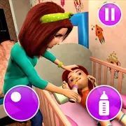 Скачать Virtual Mother Game: Family Mom Simulator (Взлом на деньги) версия 1.25 apk на Андроид
