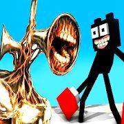 Скачать Siren Head vs Cartoon Cat Horror Game (Взлом открыто все) версия 6.3 apk на Андроид