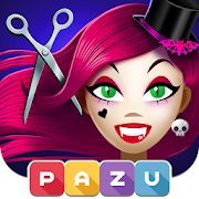 Скачать Девочки парикмахерская монстры - игры для детей (Взлом на деньги) версия 1.25 apk на Андроид