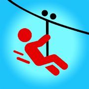 Скачать Zipline Valley — игра-головоломка с физикой (Взлом на монеты) версия 1.8 apk на Андроид