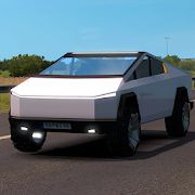 Скачать CyberTruck Electric Car Driving Simulator 2020 (Взлом на деньги) версия 1.0.3 apk на Андроид