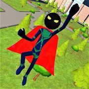 Скачать Супергерой Стикмэн (Взлом на деньги) версия 1.4.1 apk на Андроид