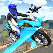 Скачать Flying Motorbike Simulator (Взлом открыто все) версия 1.18 apk на Андроид