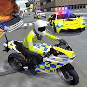 Скачать Police Car Driving - Motorbike Riding (Взлом на деньги) версия 1.09 apk на Андроид