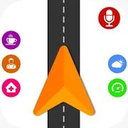Скачать Голосовой GPS-навигатор, GPS-навигатор Вождение (Полная) версия 1.20 apk на Андроид