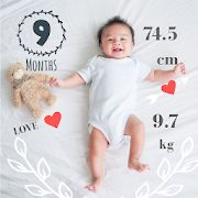 Скачать Baby Story Tracker Milestone Sticker Photo Editor (Разблокированная) версия 9.5.3 apk на Андроид