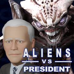 Скачать Aliens vs President (Взлом открыто все) версия 2.9.7 apk на Андроид