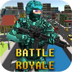 Скачать Pixel Combat: Battle Royale (Взлом на монеты) версия 0.7.2 apk на Андроид