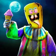 Скачать Crazy Ice Scream Freaky Clown (Взлом на деньги) версия 0.3.6 apk на Андроид