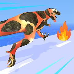Скачать Dino Evolution Run 3D (Взлом открыто все) версия 1.2.5 apk на Андроид