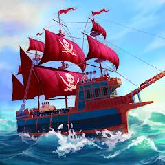 Скачать Pirate Ships・Строй и сражайся (Взлом на монеты) версия 1.4.8 apk на Андроид