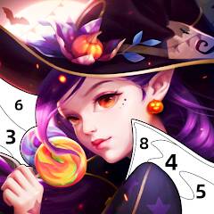 Скачать Witch & Wizard Color by Number (Взлом на деньги) версия 2.7.4 apk на Андроид