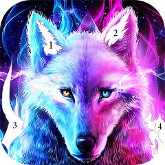 Скачать Игра-раскраска волк офлайн (Взлом открыто все) версия 0.5.1 apk на Андроид
