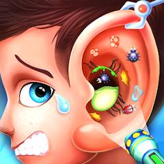 Скачать Доктор уха - Crazy Ear Doctor (Взлом на деньги) версия 0.9.1 apk на Андроид