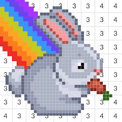 Скачать Pixel Игра раскраска по цифрам (Взлом на монеты) версия 1.6.9 apk на Андроид