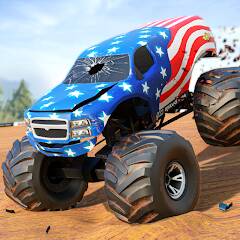 Скачать Fearless US Monster Truck Game (Взлом открыто все) версия 1.9.8 apk на Андроид