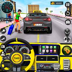 Скачать US Taxi Car Driving Simulator (Взлом на деньги) версия 1.2.9 apk на Андроид