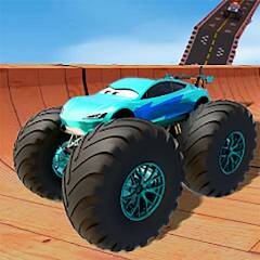 Скачать Monster Truck Stunt : Car Game (Взлом на монеты) версия 0.6.5 apk на Андроид