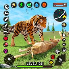 Скачать Игра на выживание семьи тигров (Взлом открыто все) версия 1.6.2 apk на Андроид