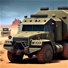 Скачать Truck Simulator Army Games 3D (Взлом на монеты) версия 2.4.9 apk на Андроид