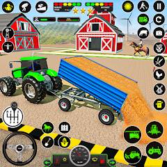Скачать Tractor Farming: Tractor Games (Взлом на монеты) версия 0.7.7 apk на Андроид