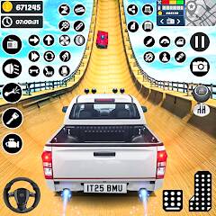 Скачать Ramp Car Game - Car Stunt (Взлом на монеты) версия 2.1.3 apk на Андроид