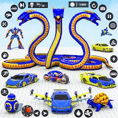Скачать Snake Car Robot Transformation (Взлом на монеты) версия 2.8.2 apk на Андроид