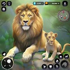 Скачать Симулятор Льва Игры Льва (Взлом на деньги) версия 0.7.6 apk на Андроид