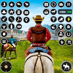 Скачать Horse Riding Rivals Horse Race (Взлом на деньги) версия 0.5.9 apk на Андроид