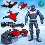 Скачать Bat Hero Man Game : Robot Game (Взлом на монеты) версия 0.6.7 apk на Андроид