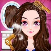 Скачать парикмахерская игр для девочек (Взлом на монеты) версия 1.2.7 apk на Андроид