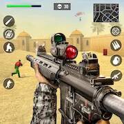 Скачать Армия игр с оружием: стрелялки (Взлом на деньги) версия 0.9.7 apk на Андроид