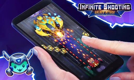 Скачать Infinite Shooting: Galaxy War (Взлом на деньги) версия 2.1.1 apk на Андроид