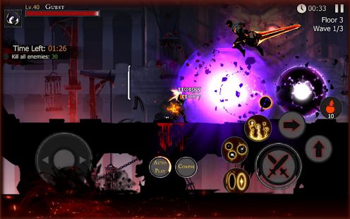 Скачать Shadow of Death: Dark Knight - Stickman Fighting (Взлом на монеты) версия 1.74.0.1 apk на Андроид