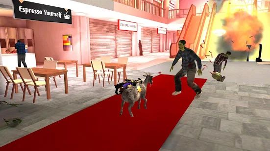 Скачать Goat Simulator GoatZ (Взлом открыто все) версия 1.4.6 apk на Андроид