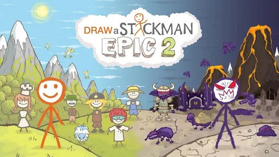 Скачать Draw a Stickman: EPIC 2 (Взлом открыто все) версия 1.2.1.57 apk на Андроид
