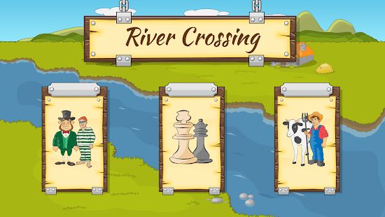 Скачать River Crossing IQ Logic Puzzles & Fun Brain Games (Взлом открыто все) версия Зависит от устройства apk на Андроид