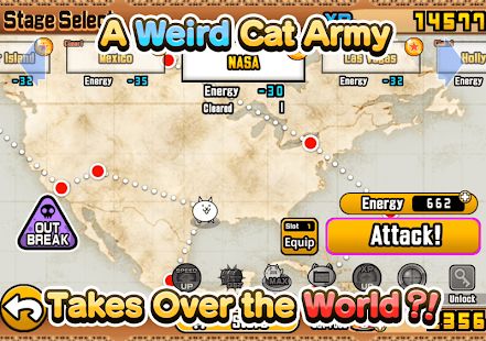 Скачать The Battle Cats (Взлом на деньги) версия 9.4.0 apk на Андроид