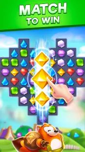 Скачать Bling Crush - Jewels & Gems Match 3 Puzzle Game (Взлом открыто все) версия Зависит от устройства apk на Андроид