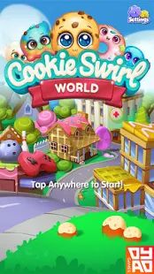 Скачать Cookie Swirl World (Взлом на монеты) версия 1.21.2 apk на Андроид