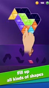 Скачать Block! Triangle puzzle: Tangram (Взлом открыто все) версия 3.0.9 apk на Андроид