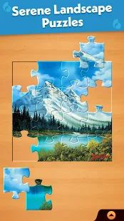 Скачать Jigsaw Puzzle: Create Pictures with Wood Pieces (Взлом открыто все) версия Зависит от устройства apk на Андроид