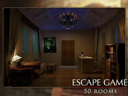 Скачать Побег игра: 50 комната 1 (Взлом открыто все) версия Зависит от устройства apk на Андроид