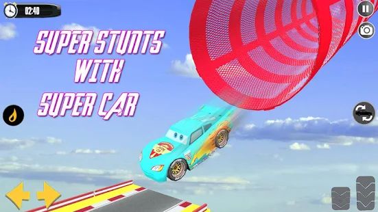 Скачать Splashy Superhero Vertigo racing : lightning car (Взлом открыто все) версия 1.5 apk на Андроид