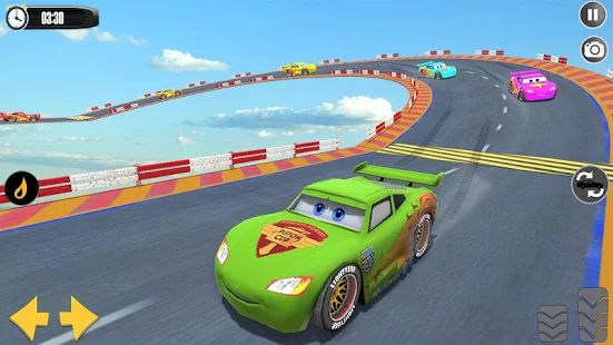 Скачать Splashy Superhero Vertigo racing : lightning car (Взлом открыто все) версия 1.5 apk на Андроид